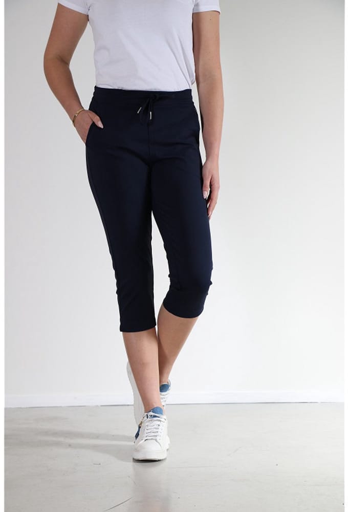 New Star dames capri broek - Derby - zwart - Maat W38/L19