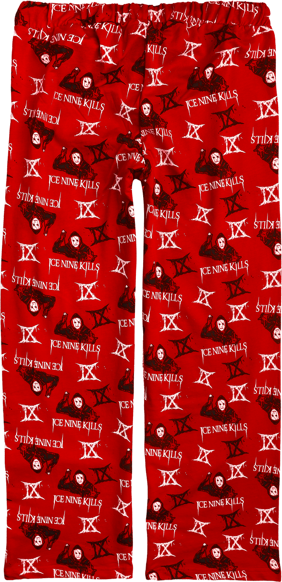 Ice Nine Kills Stoffen broek - Freizeithose - M tot 3XL - voor Mannen - rood