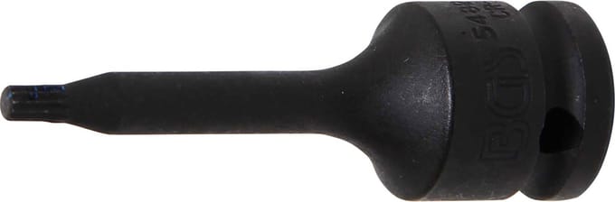 BGS Kracht dopsleutelbit - lengte 75 mm - 1/2 - veeltand (voor XZN) M5