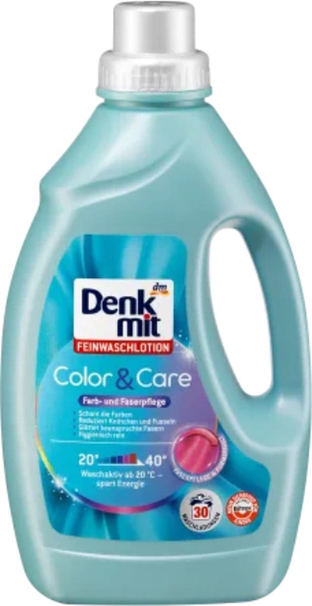 Denkmit Vloeibaar Mild Wasmiddel Lotion Colour & Care - 1,5 L