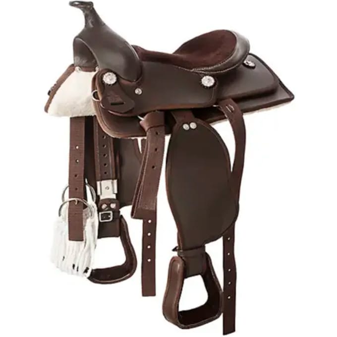 Hispano Hipica Augusta Western Zadel Bruin 12´´