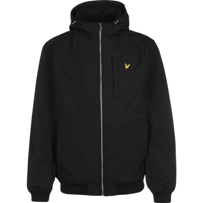Lyle & Scott - Heren Outdoorjas Softshell Jacket - Zwart - Maat L