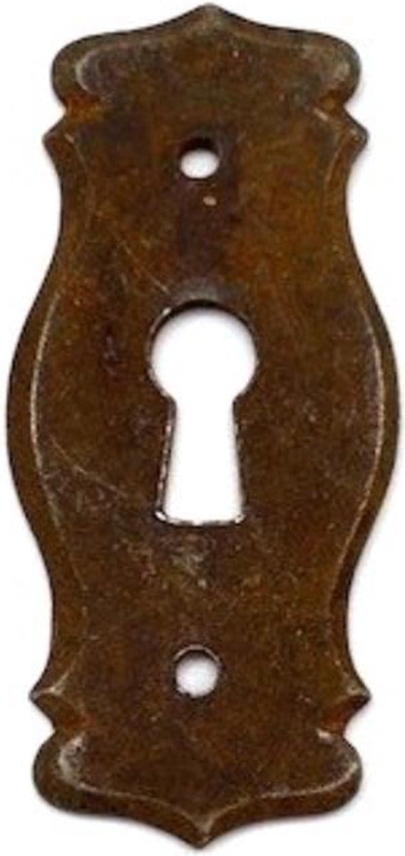 Sleutelplaat IJzer Roest Medium 33x72mm