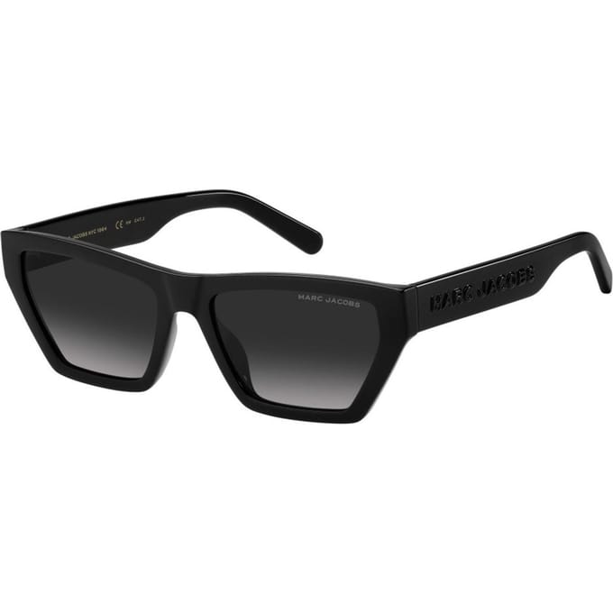 Marc Jacobs Cat Eye Dames Glimmend Zwart Donkergrijs Gradiënt MARC 657/S
