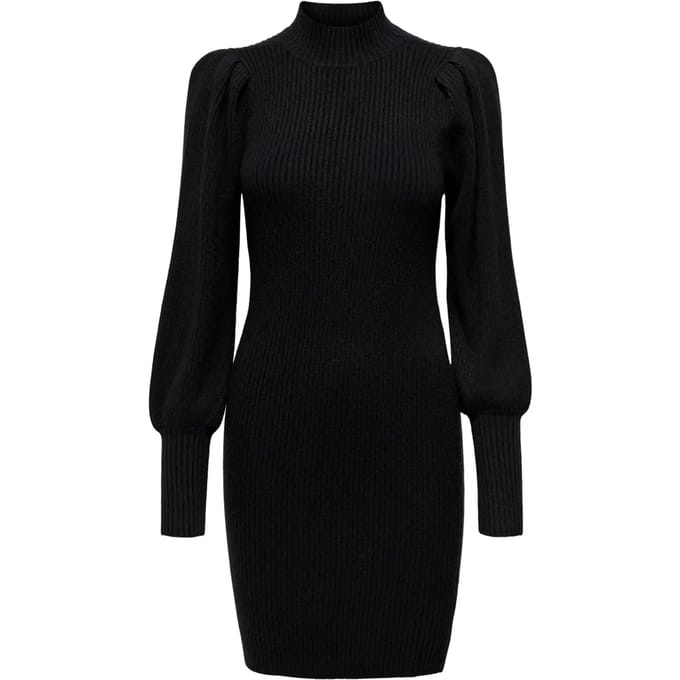 Comfort fit gebreide jurk van viscosemix, model 'KATIA'