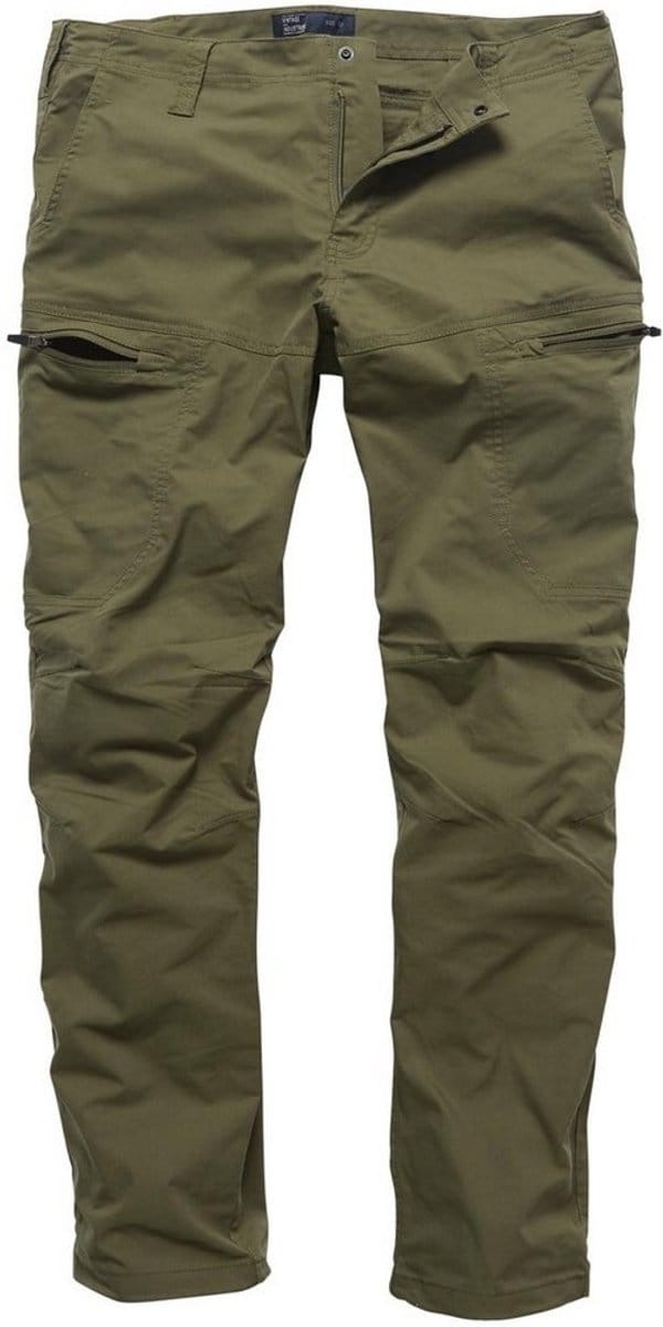 Vintage Industries Outdoorbroek Kenny Technical Pants Olive