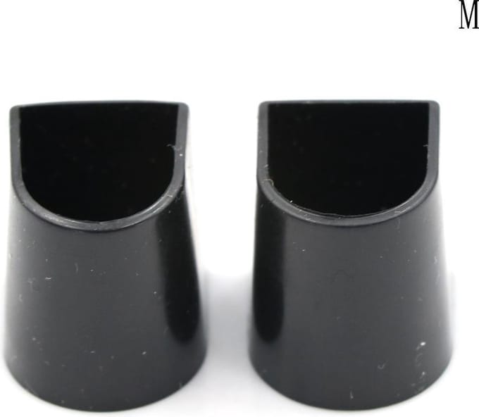 4 Paar hak Protector - Beschermer Set - Zwart - Medium - Hakken