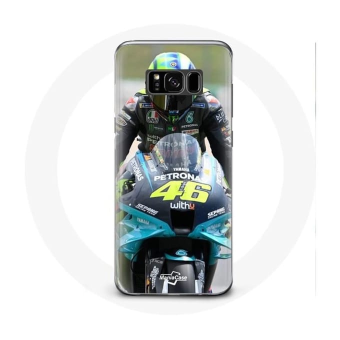 Coque pour Samsung Galaxy S8 plus Valentino Rossi Pilote de course moto 46
