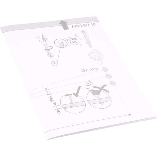 AEG montage-instructies, deur, glijden, METOD 140021487107