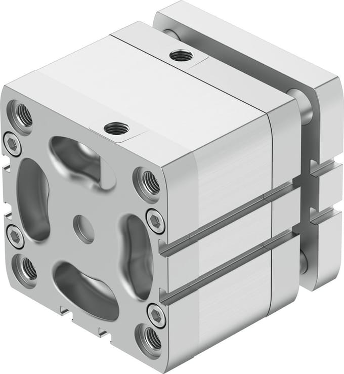 Festo Compacte Cilinder 80mm Boring 20mm Slag ISO 21287 Dubbelwerkend - 574060 - P2DRW
