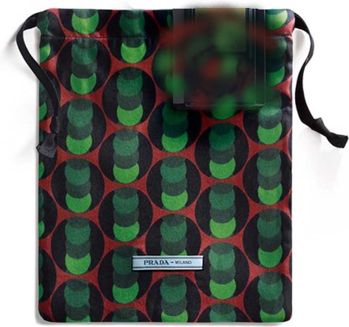 Prada Midnight Train Olfactories textil pouch 17x20 cm