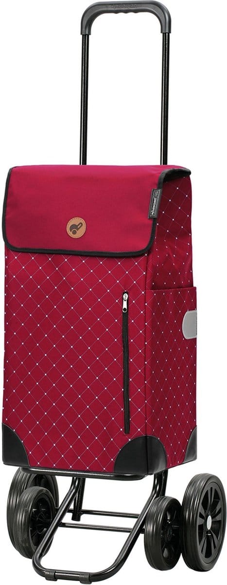 Andersen Shopper Quattro Shopper Sofia winkelwagen 58 cm - 42 L - rot