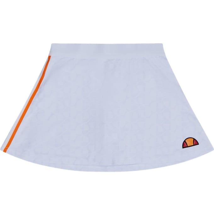 Ellesse Dames Kynance Patroon Skort (Wit)