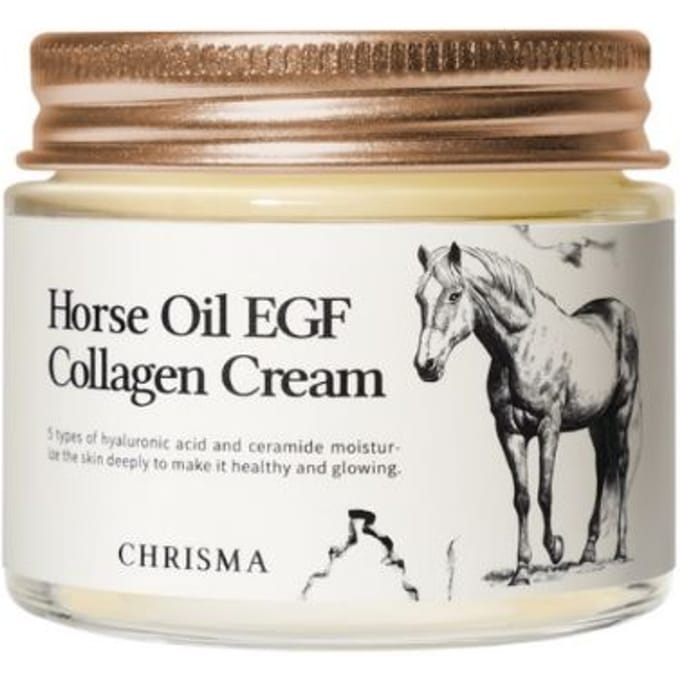 Chrisma Derma Lab Paardenolie EGF Collageen Crème 70g 3 stuks 70g 3ea