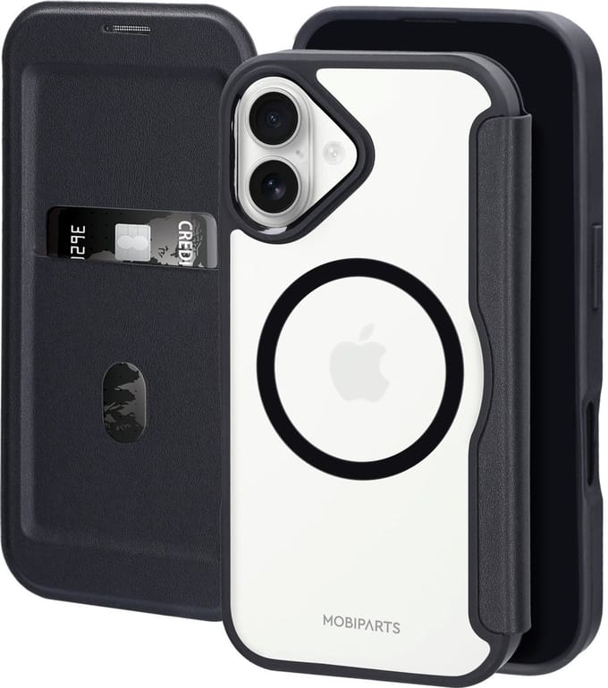 Mobiparts Shield Line Case geschikt voor Apple iPhone 17 - Zwart
