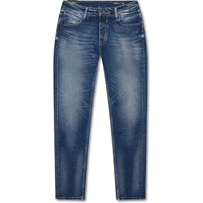 Jeans met een opgerolde pijp Japan Rags Osaka Eiji
