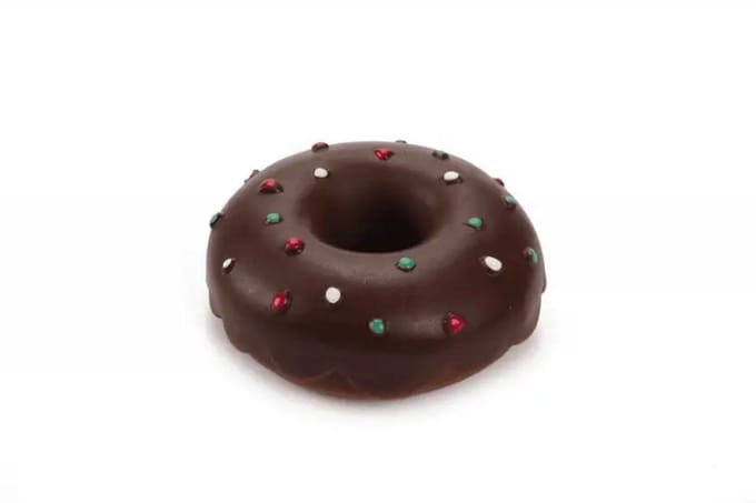 BEEZTEES LATEX DOGGY DONUT met piep