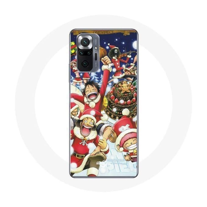 Coque pour Xiaomi Redmi Note 10 Pro One Piece Christmas Day Anime Manga