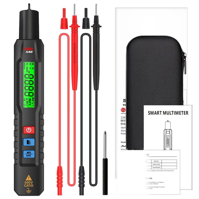 Digitale Multimeter Professioneel Spanning Weerstand Frequentie Temperatuurmeting Testmeter veelkleurig