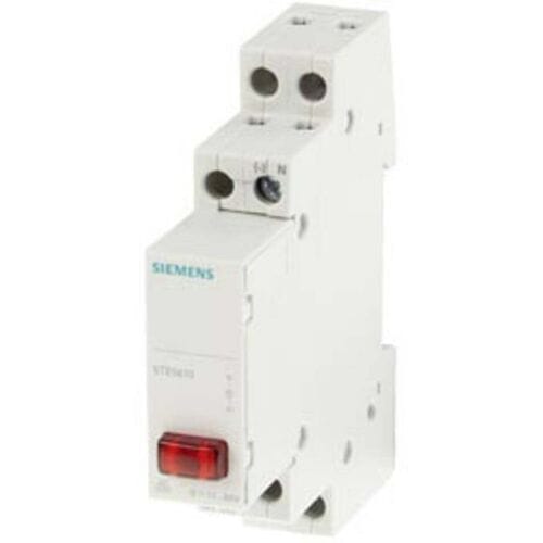 Verlichte druktoetsschakelaar Grijs 6 mm² Siemens 5TE5800