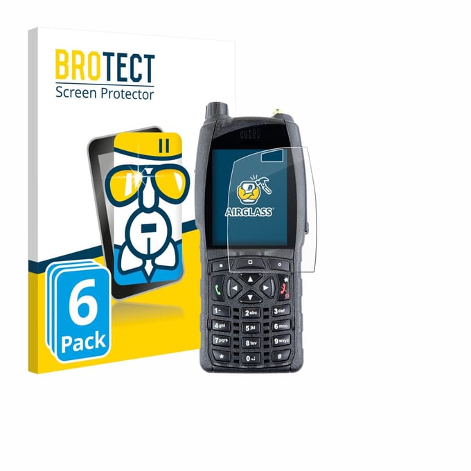 Screenprotector 6 Stuks voor Sepura SC2020 Beschermglas transparant