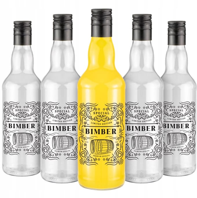 Bimberek Butel Monopol - 0,5L - Lange Dop - Set van 50