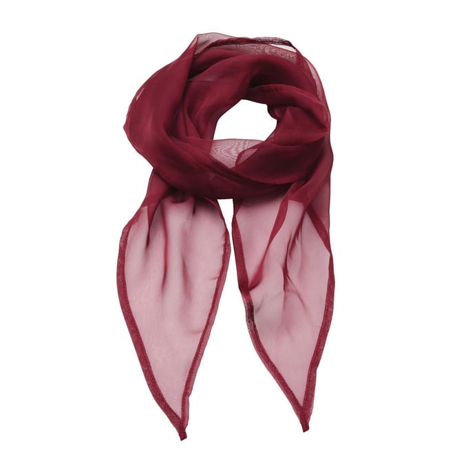 Premier Dames/Dames Chiffon Sjaal (Bourgondië)