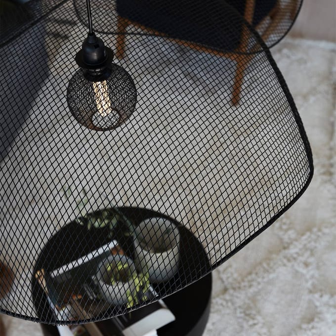 PR Home Hanglamp Vivi, Ø 61 cm, zwart, metaal