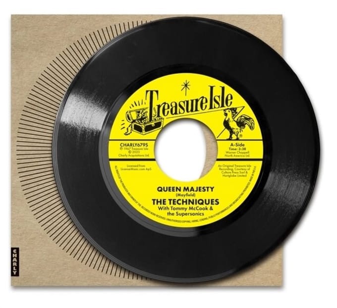 Techniques & The Zodiacs - Queen Majesty / Renegade (7" Vinyl Single)