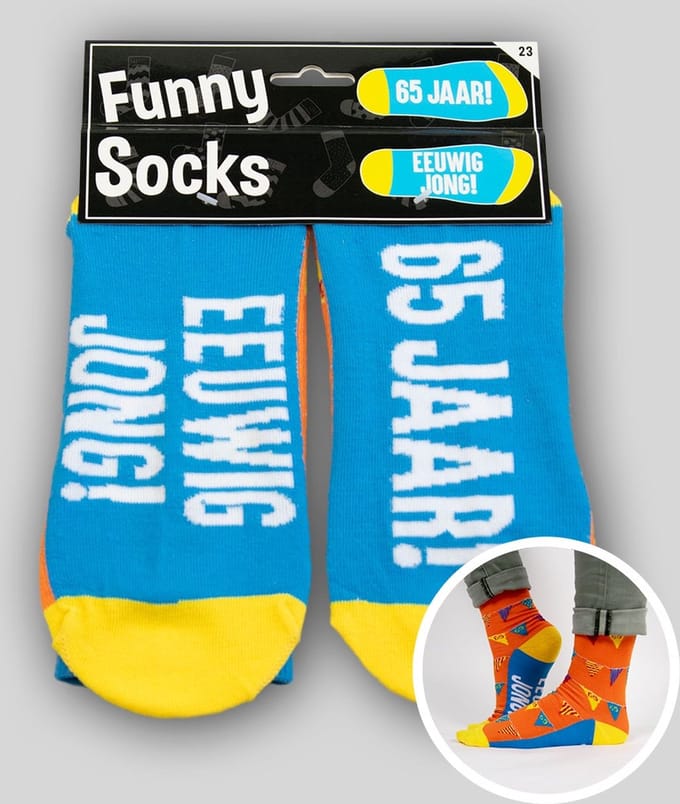Funny Sokken 65 Jaar