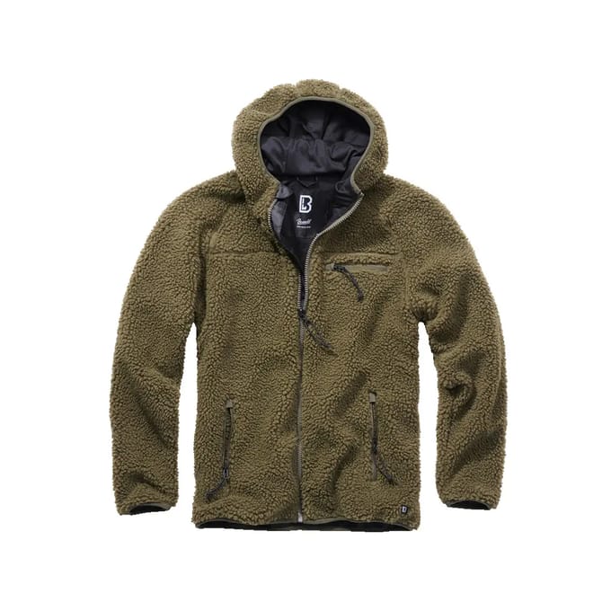 Brandit Teddyfleece Worker Olijf jacket Heren