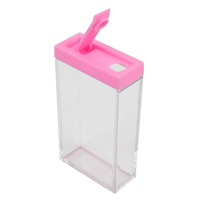 Bouteilles d'assaisonnement en plastique transparent Pots Ensemble de 6 boîtes Accessoires d'outil de cuisine