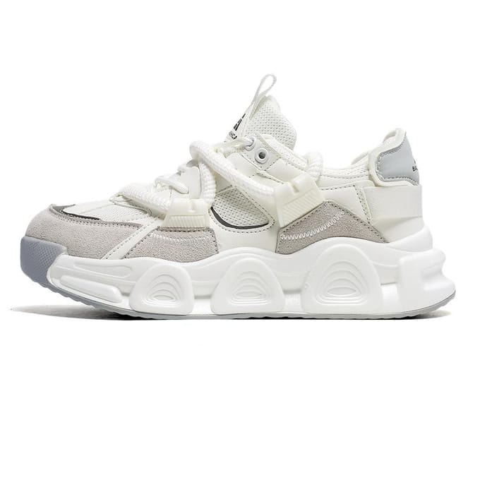 Chaussures Papa Printemps Nouveaux Chaussures de Mode pour Couples Augmentant la Hauteur Chaussures Décontractées Légères Baskets Mode en Cuir Véritable 44 blanc