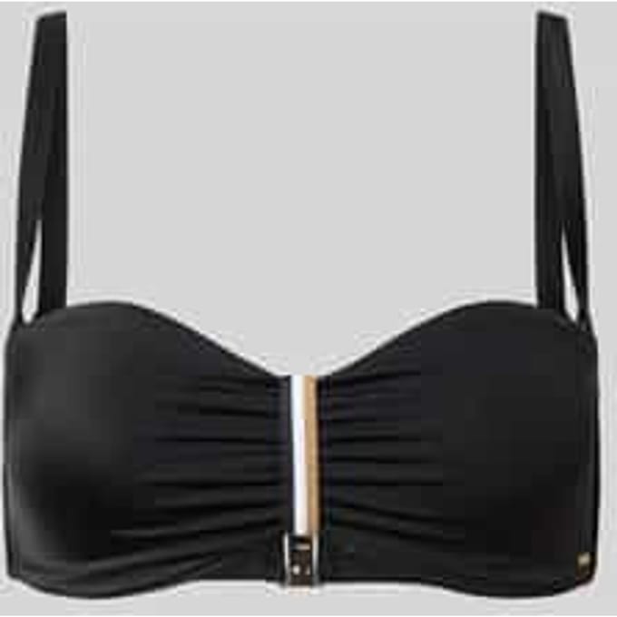 Bikini-bovendeel met labelapplicatie model 'BANDEAU'