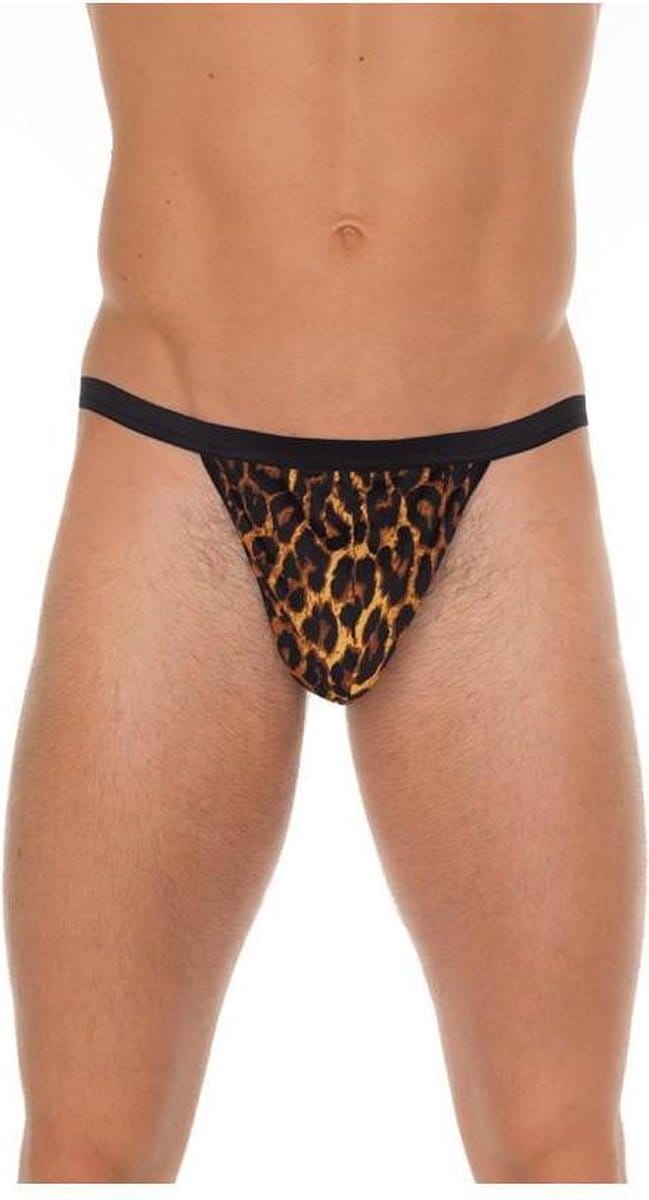 Amorable - String Voor Heren Met Panterprint - One Size