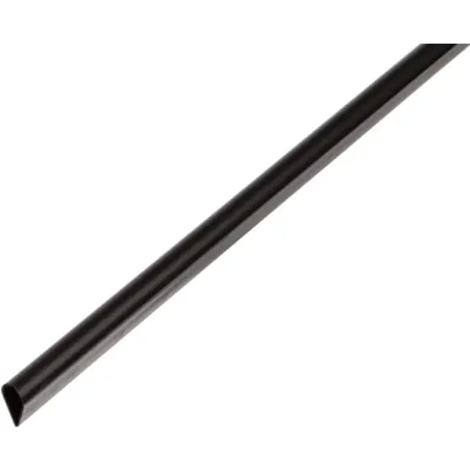 Alberts Plat Profiel - Pvc Zwart - 15x0,9mm 2m