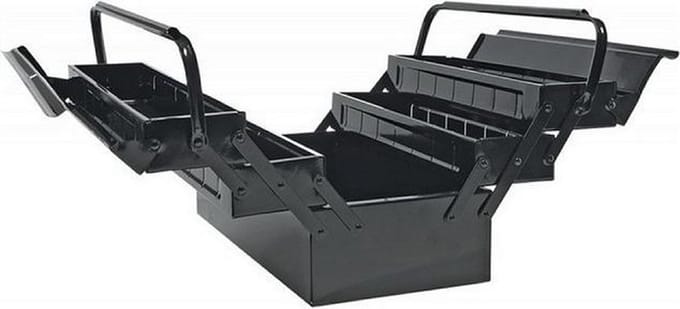 Topex - Gereedschapskoffer - 53x20x21 cm - Metaal - 7 Delig