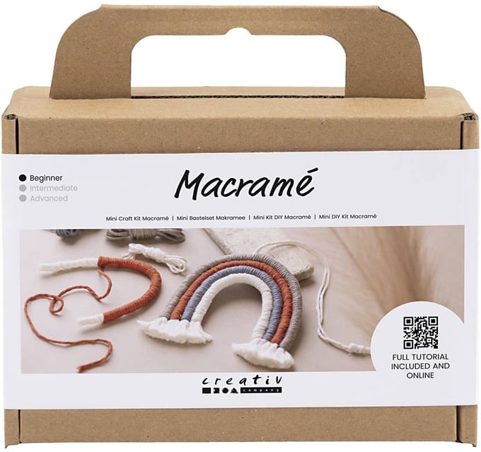 Creativ Company Mini DIY Kit Macramé - Rainbow