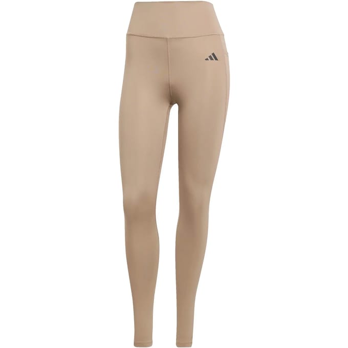 Adidas Optime Essentials Stash Pocket Leggings Beige M / Regular Vrouw