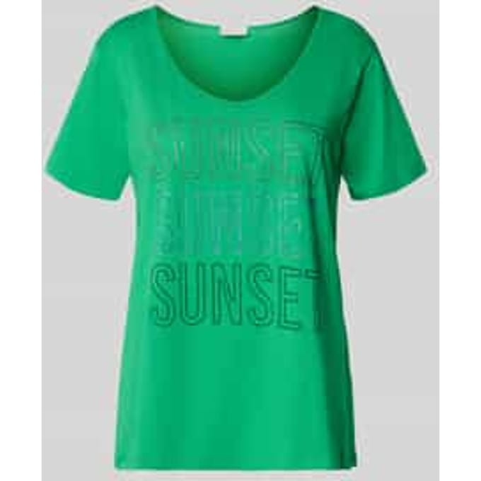 T-shirt met strass-steentjes