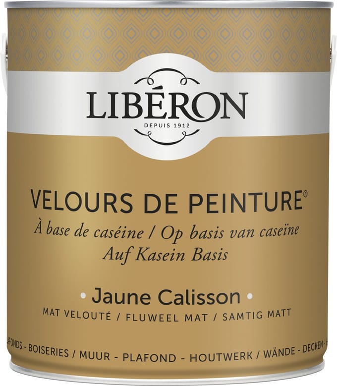 Liberon Velours De Peinture Muurverf - Mat - Jaune Calisson - 0,5l