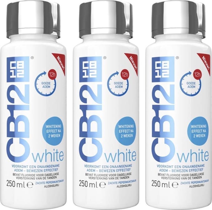 CB12 Mondspoeling White Multi Pack - 3 x 250 ml