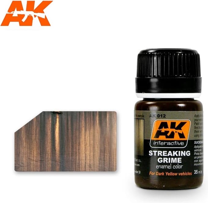 Pot met stof effecten AK Interactive Streaking Grime General