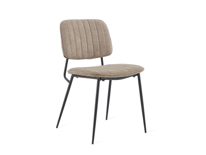 Multifurn Sol Eetkamerstoel - Duopack - Taupe - maat standaard