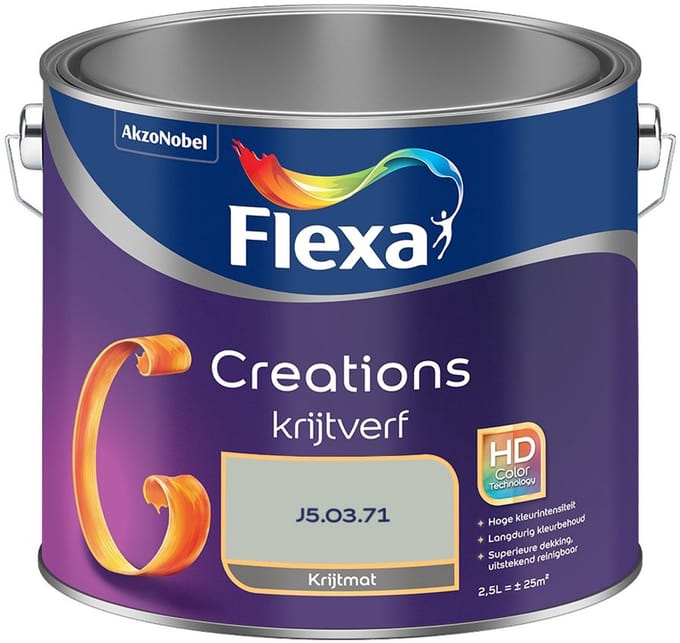 Flexa - Creations Muurverf Krijt - J5.03.71 - Mengverf - 2,5 L