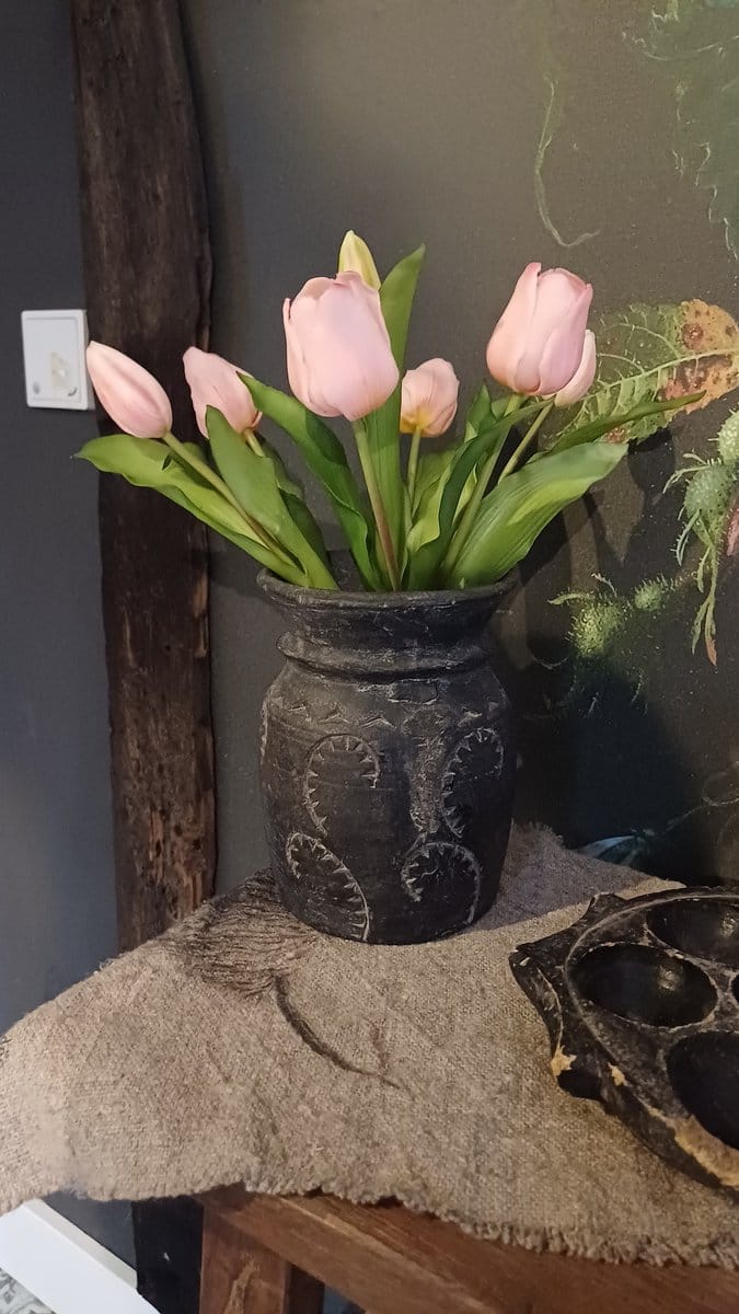 tulpen bos roze net echt mooie kwaliteit 7 stuks in bos
