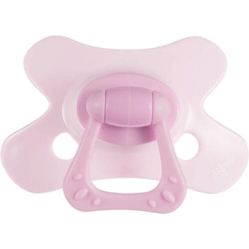 Difrax fopspeen Natural 12.maanden Rose Quartz unisex