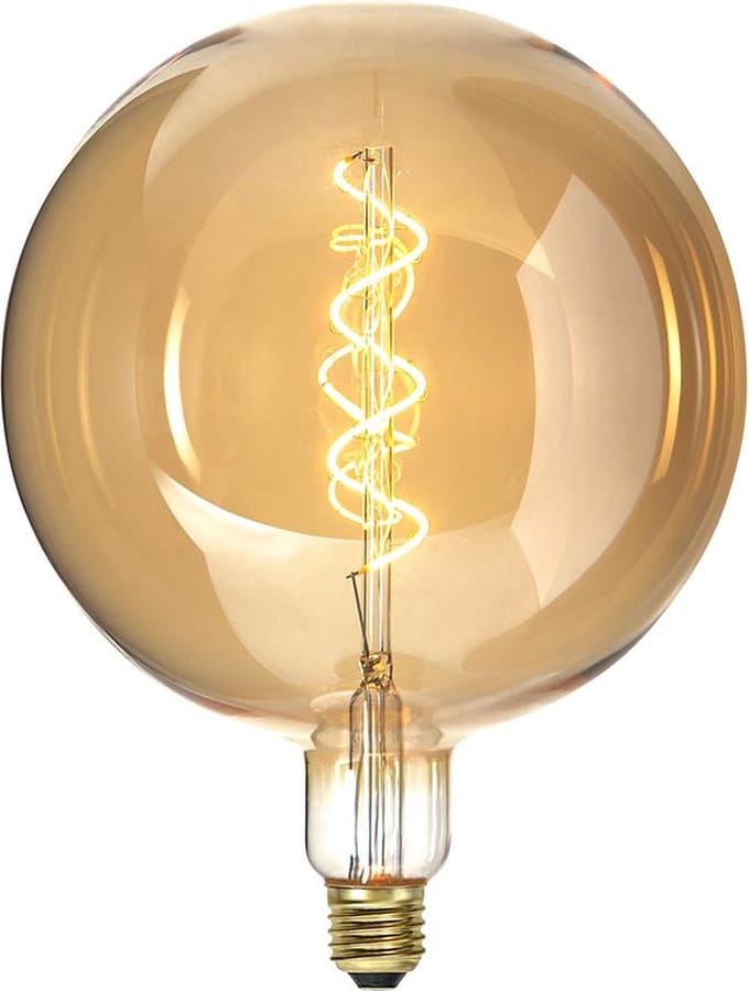 Star Trading LED lamp Industrial Vintage, E27, 130lm, 2.8W, amber, dimbaar, warm wit, 26.2 cm