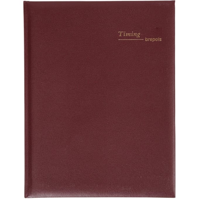 Agenda 2027 Brepols Timing Lima 7dagen/2pagina's viertalig bordeaux