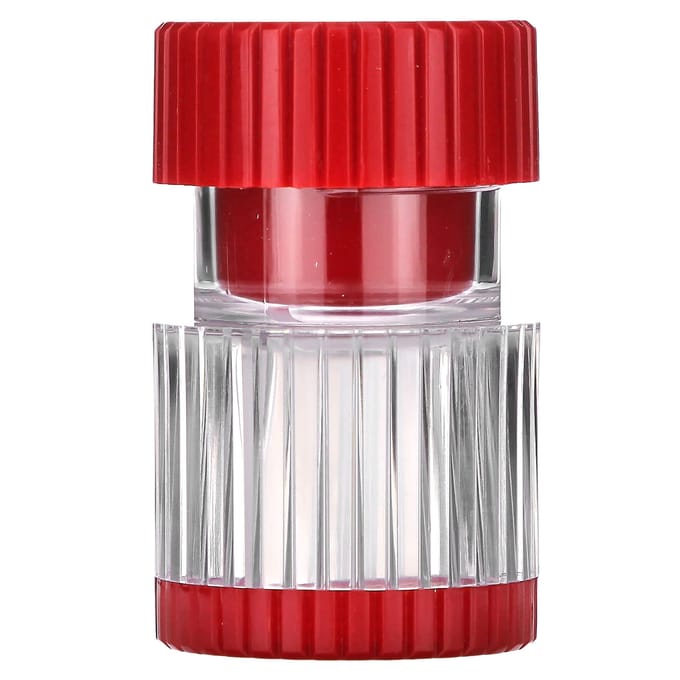 Pillenvergruizer en bakje, 2 stuks. red